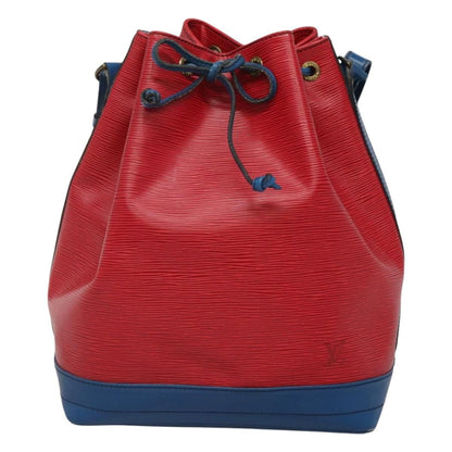 Louis Vuitton Epi Noe Shoulder Bag Bicolor Red Blue M 44084 Lv Auth