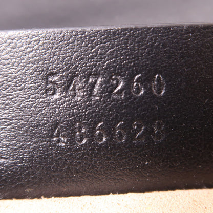 Gucci Sheepskin Leather Gg Marmont Hand-turned Shoulder And Back Bag 2way Shoulder Bag Black Lambskin (sheep Leat