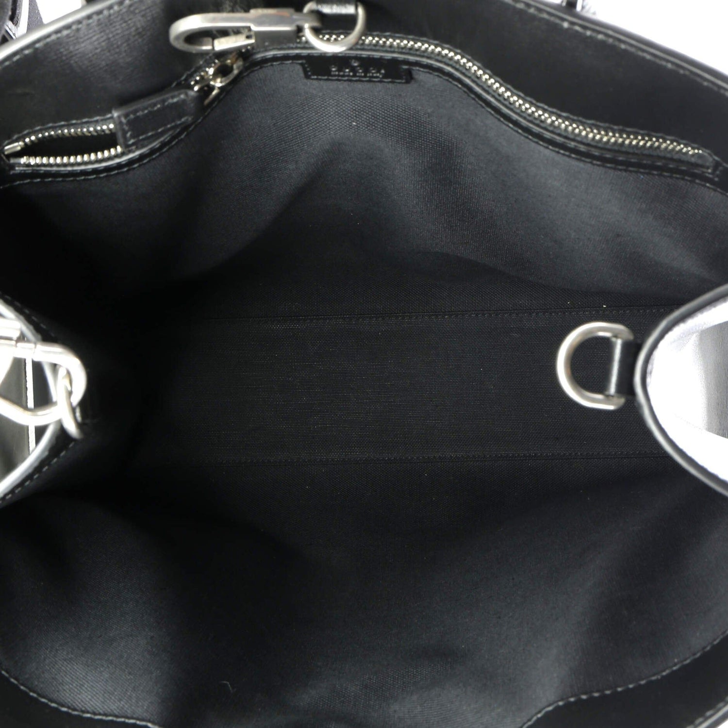Gucci Vertical Structured Top Handle Open Tote Gg Coated Canvas Medium