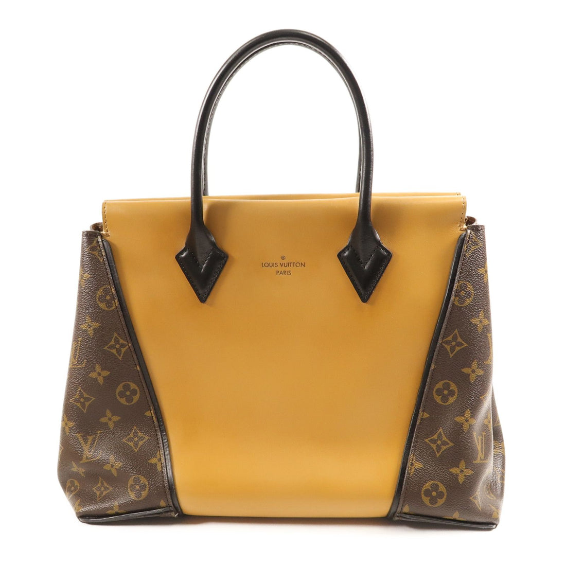 Louis Vuitton Cowhide Leather/monogram Tote W Pm Kinpaku Bag