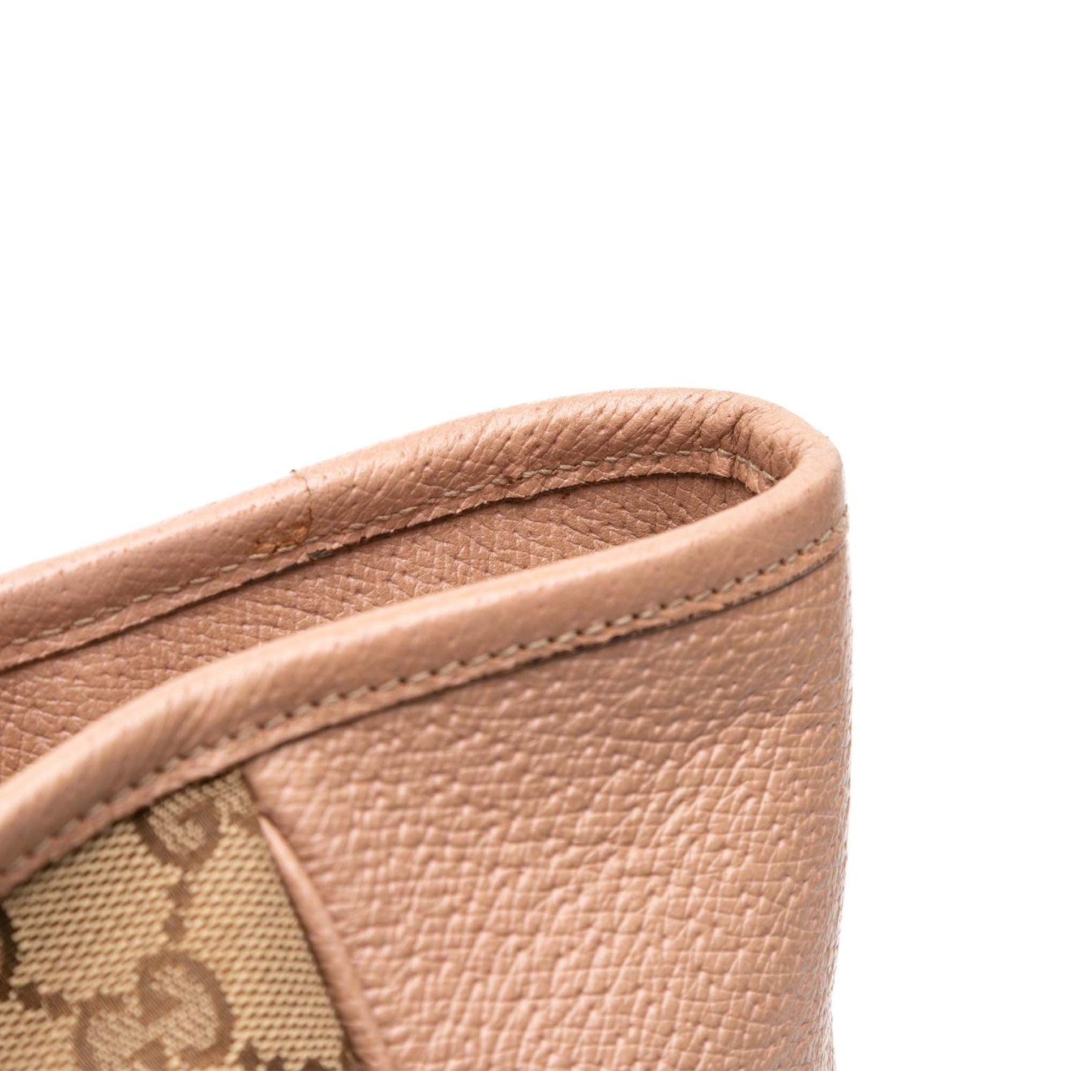 Gucci GG Canvas And Leather Bree Tote Pink