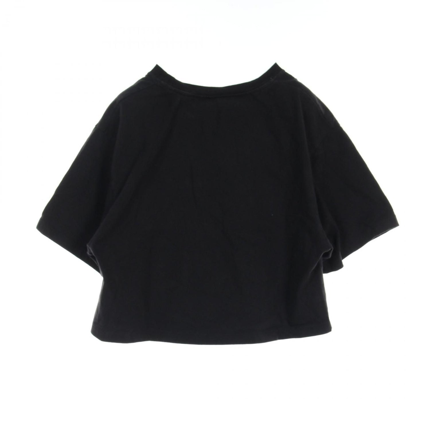 Gucci T-shirt Cotton Tops Black Multicolor Logo Xs