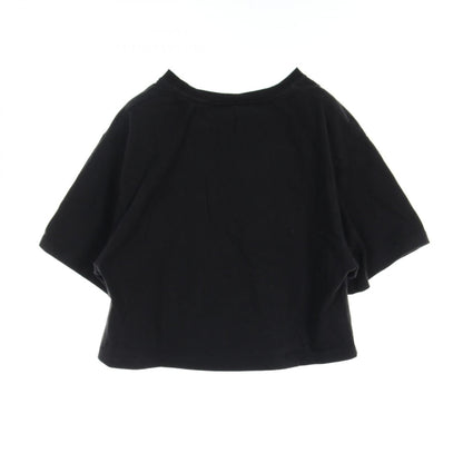 Gucci T-shirt Cotton Tops Black Multicolor Logo Xs