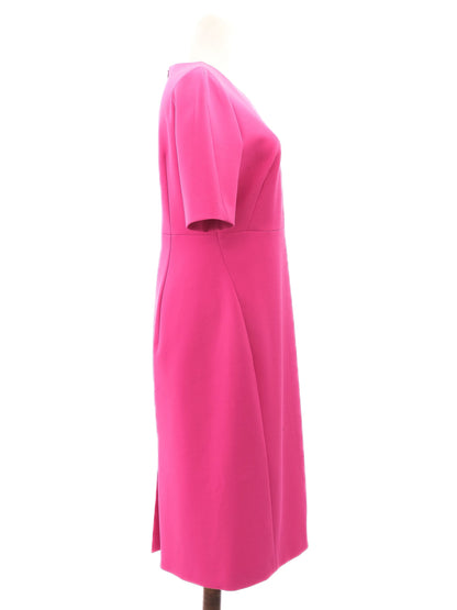 Excellent Hugo Boss Pink Viscose Dress Size L Women