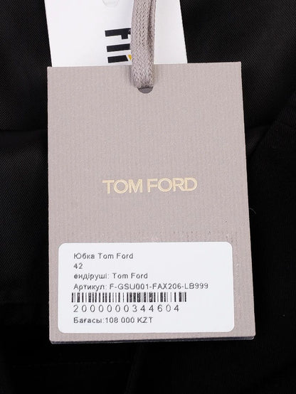 NEW Tom Ford Black Pencil Skirt Size S Women Polyester