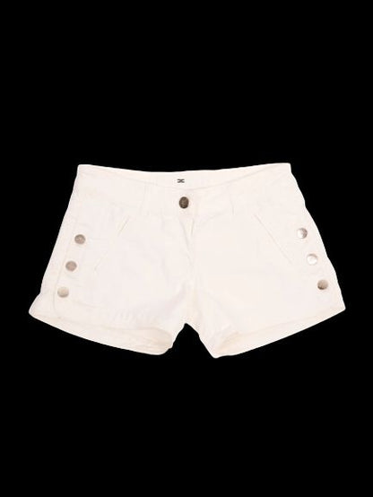 Elisabetta Franchi White Cotton Shorts Size S Excellent Condition
