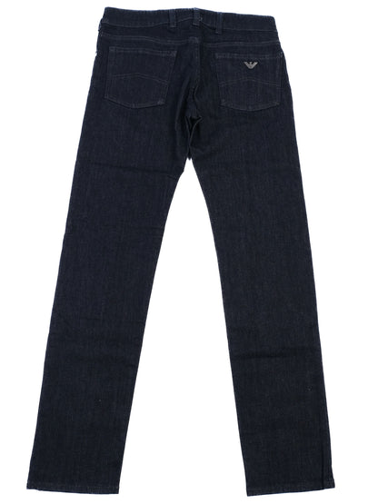 NEW Emporio Armani Dark Blue Cotton Jeans Size 14 Women&