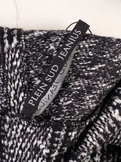 Excellent Plein Sud Gray Wool Two-Piece Outfit Size L