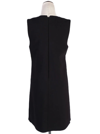 Excellent Elisabetta Franchi Black Sleeveless Dress Size M