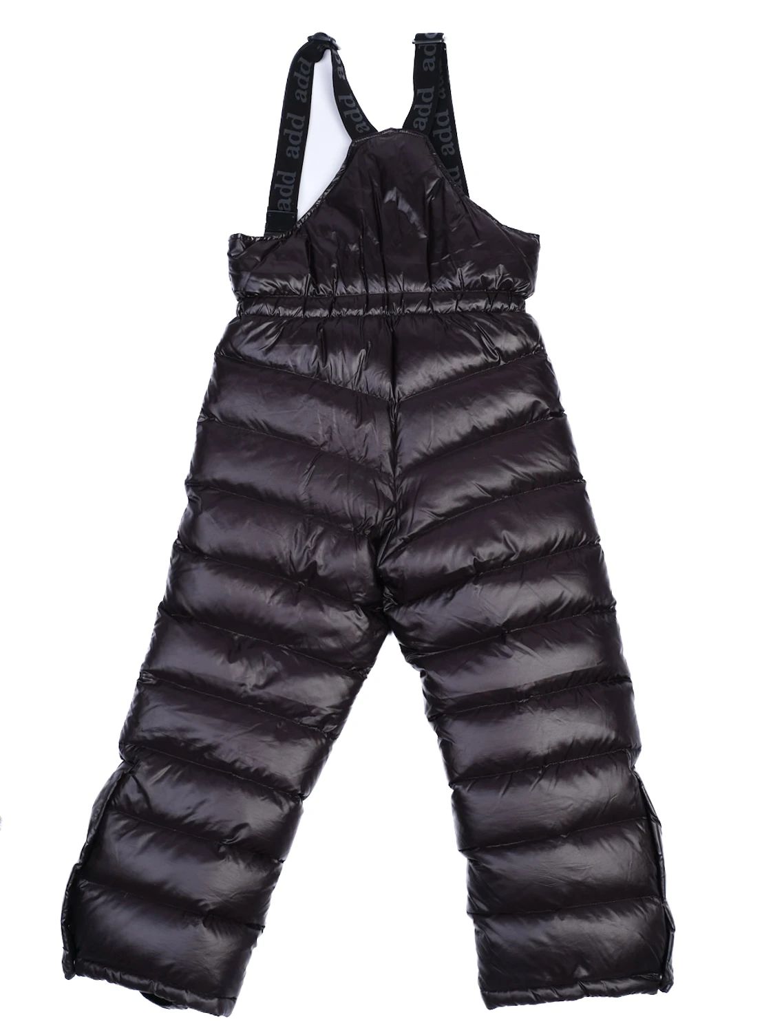 Excellent ADD Black Nylon Padded Snow Pants Size 6 for Kids