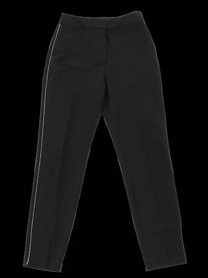 Excellent Alexander Wang Black Wool Pants Size XS with Stud Details