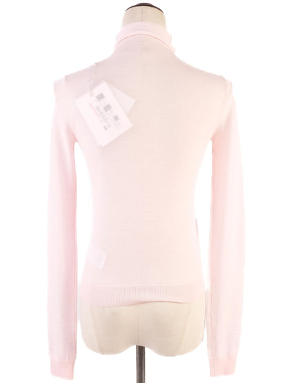 Excellent Miss Sixty Pink Wool Turtleneck Sweater Size XXS