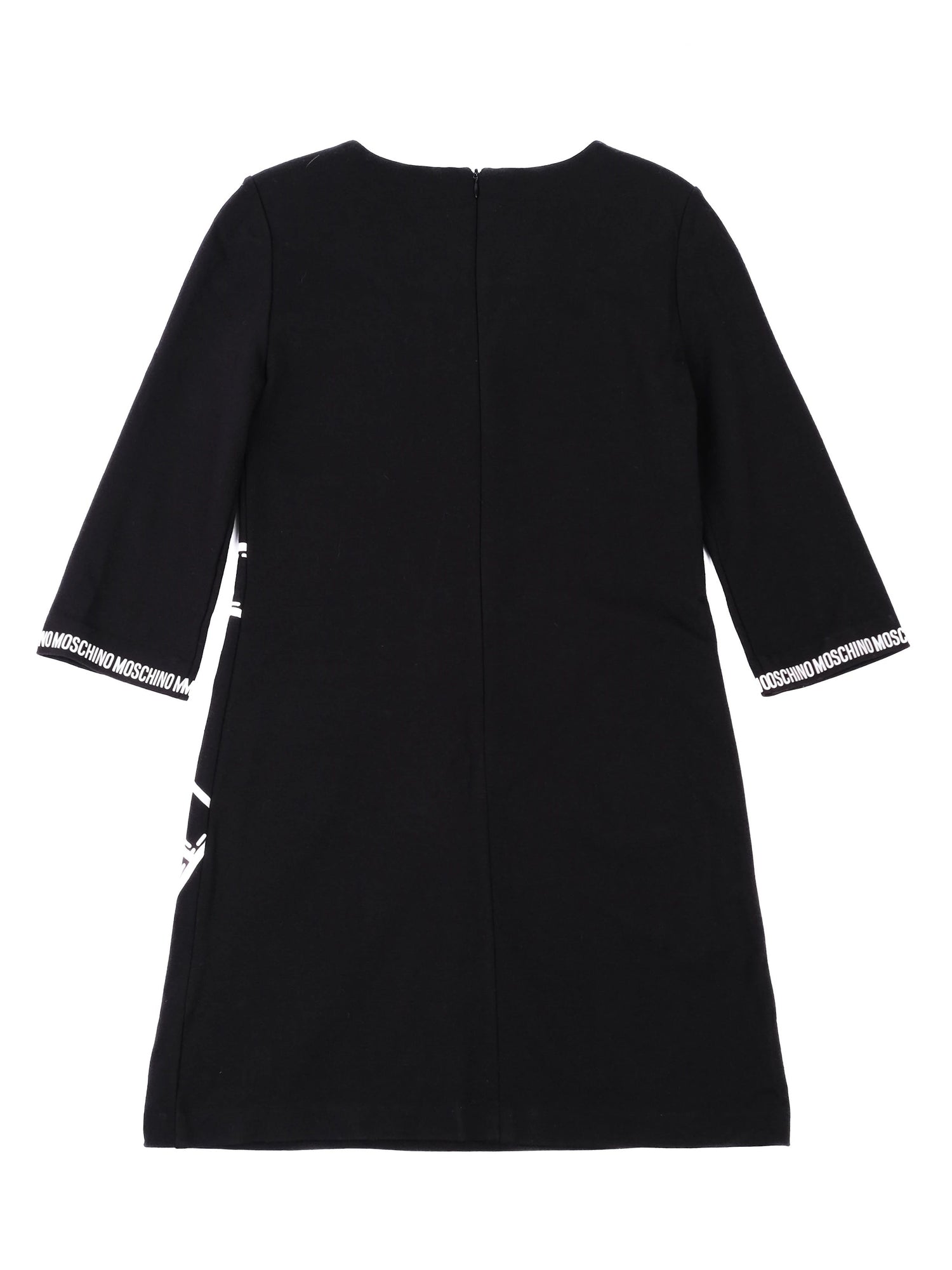 Excellent Moschino Black Dress for Kids Size 12 with Graphic Design