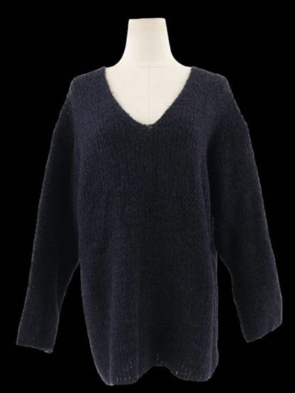 NEW SeeByChloe Blue Nylon Long Sleeve Sweater Size M