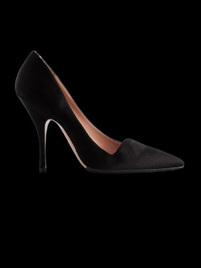 Giorgio Armani Black Stiletto High-Heeled Shoes Size 36 Good Condition