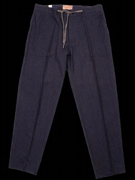 Excellent Marco Pescarolo Napoli Blue Cashmere Trousers Size 48
