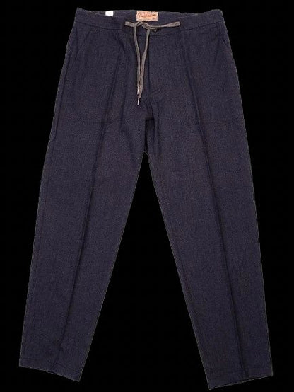 Excellent Marco Pescarolo Napoli Blue Cashmere Trousers Size 48