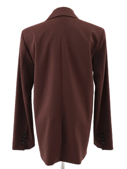 Excellent Erika Cavallini Orange Wool Blazer Size M