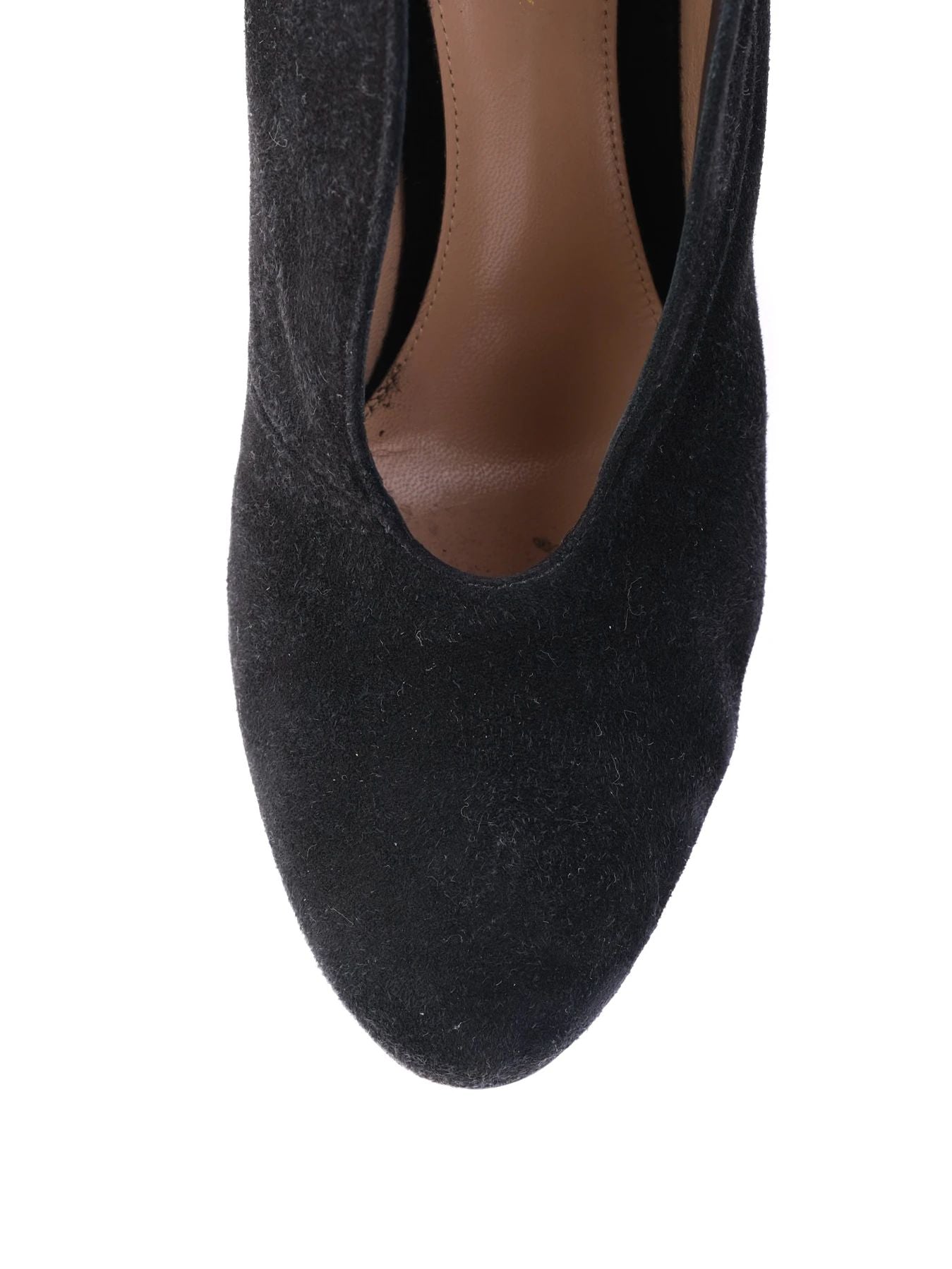 Excellent Gianvito Rossi Black Suede Stiletto High Heels Size 40