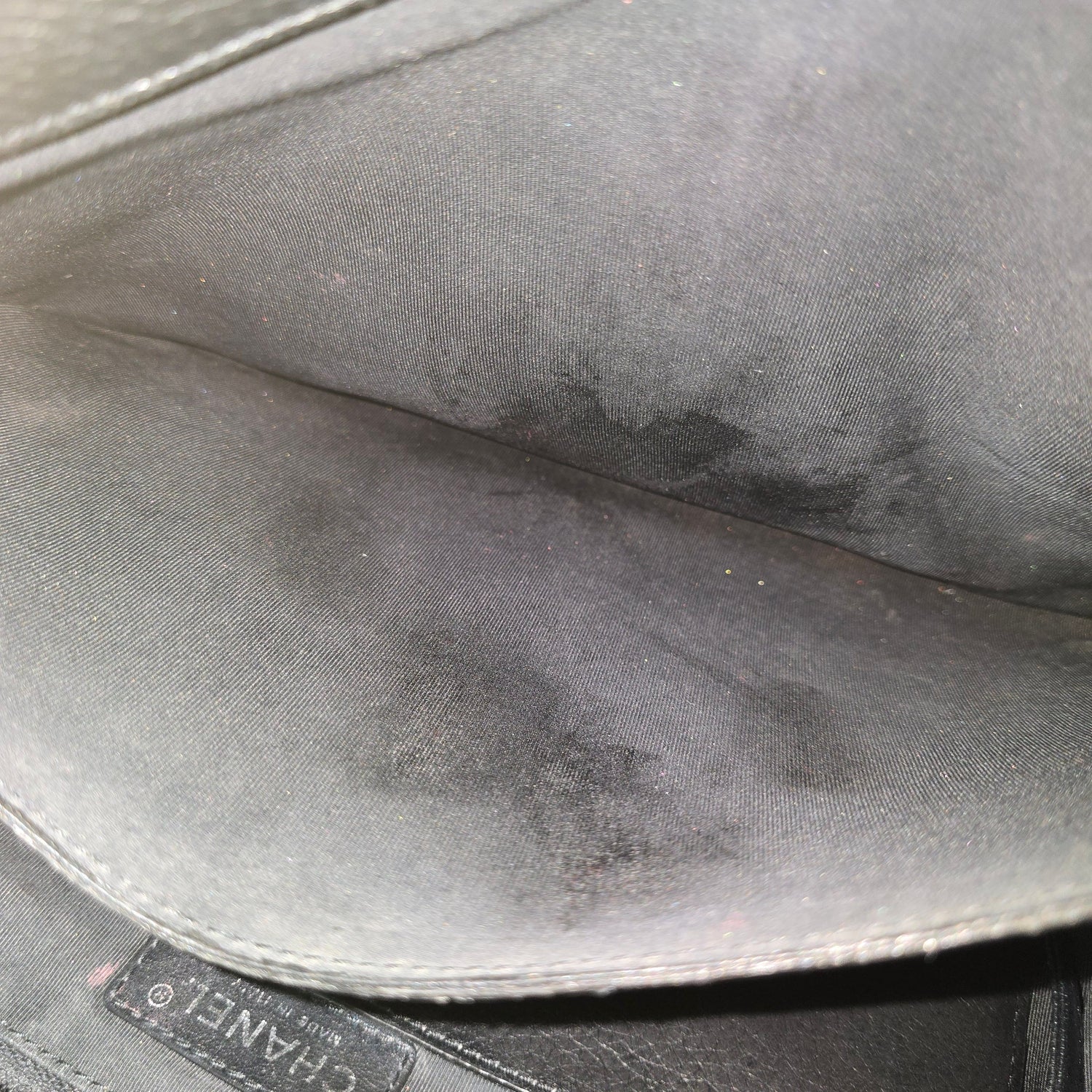 Chanel Turn-around Ligne Black Deerskin