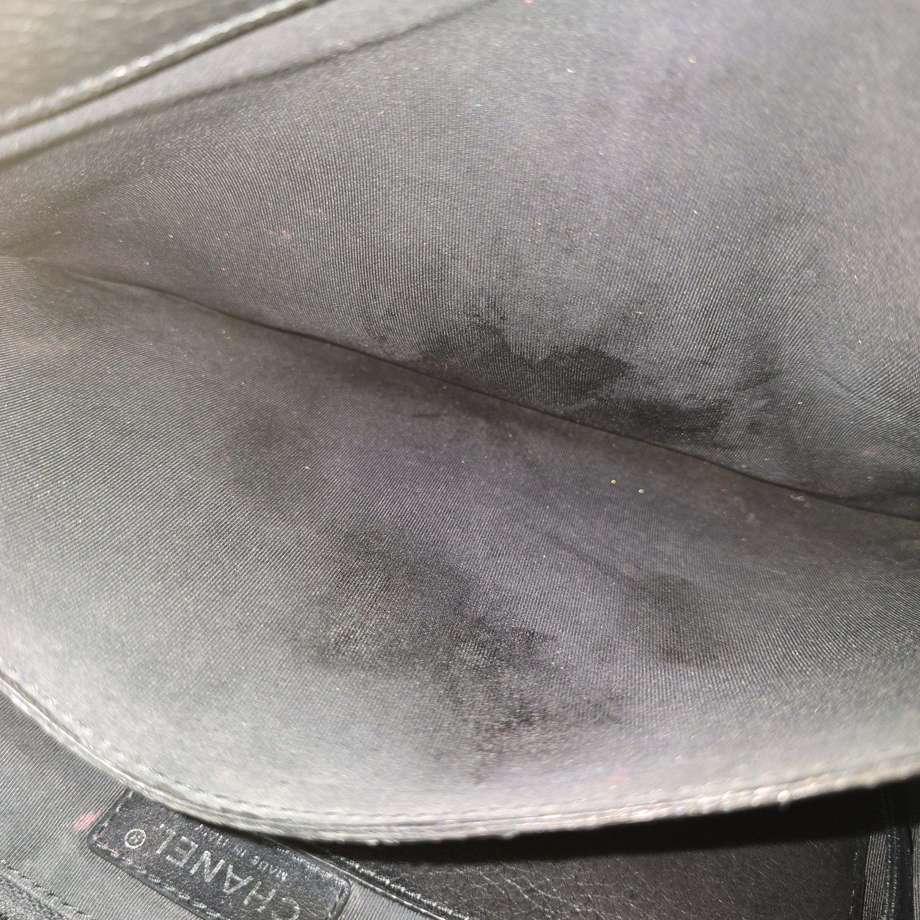 Chanel Turn-around Ligne Black Deerskin