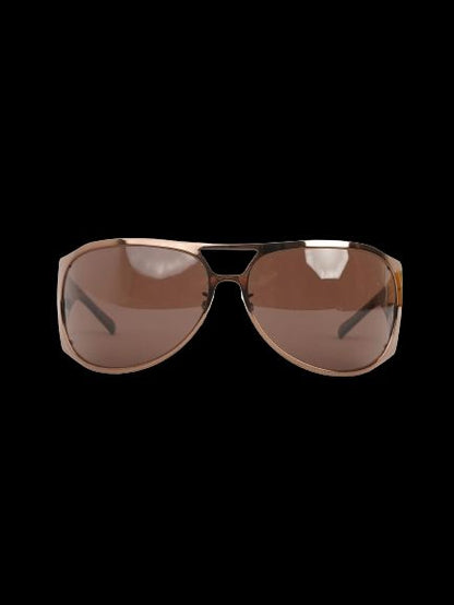 Excellent Givenchy Orange Acetate Pilot Sunglasses for Women