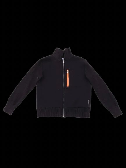 Excellent Jacadi Blue Jacket Size 12A Polyester Zippered Kid&