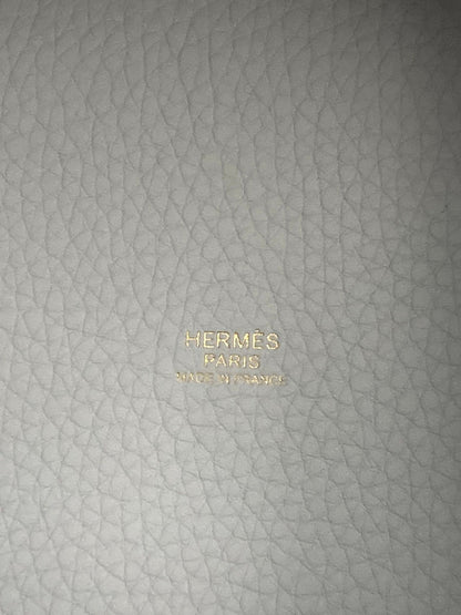 Hermes Lightblue Picotin PM,Taurillon Clemence GHW  B Stamp