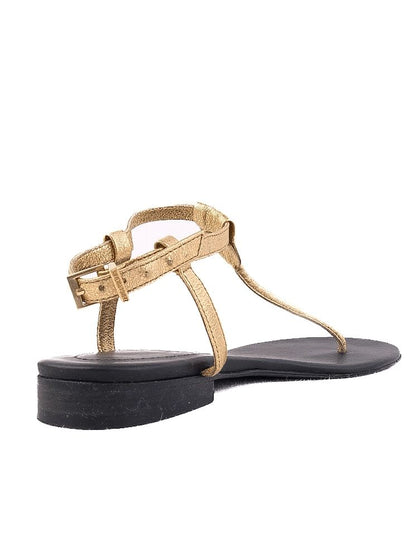 Excellent Zadig&amp;Voltaire Yellow Leather Sandals Size 38