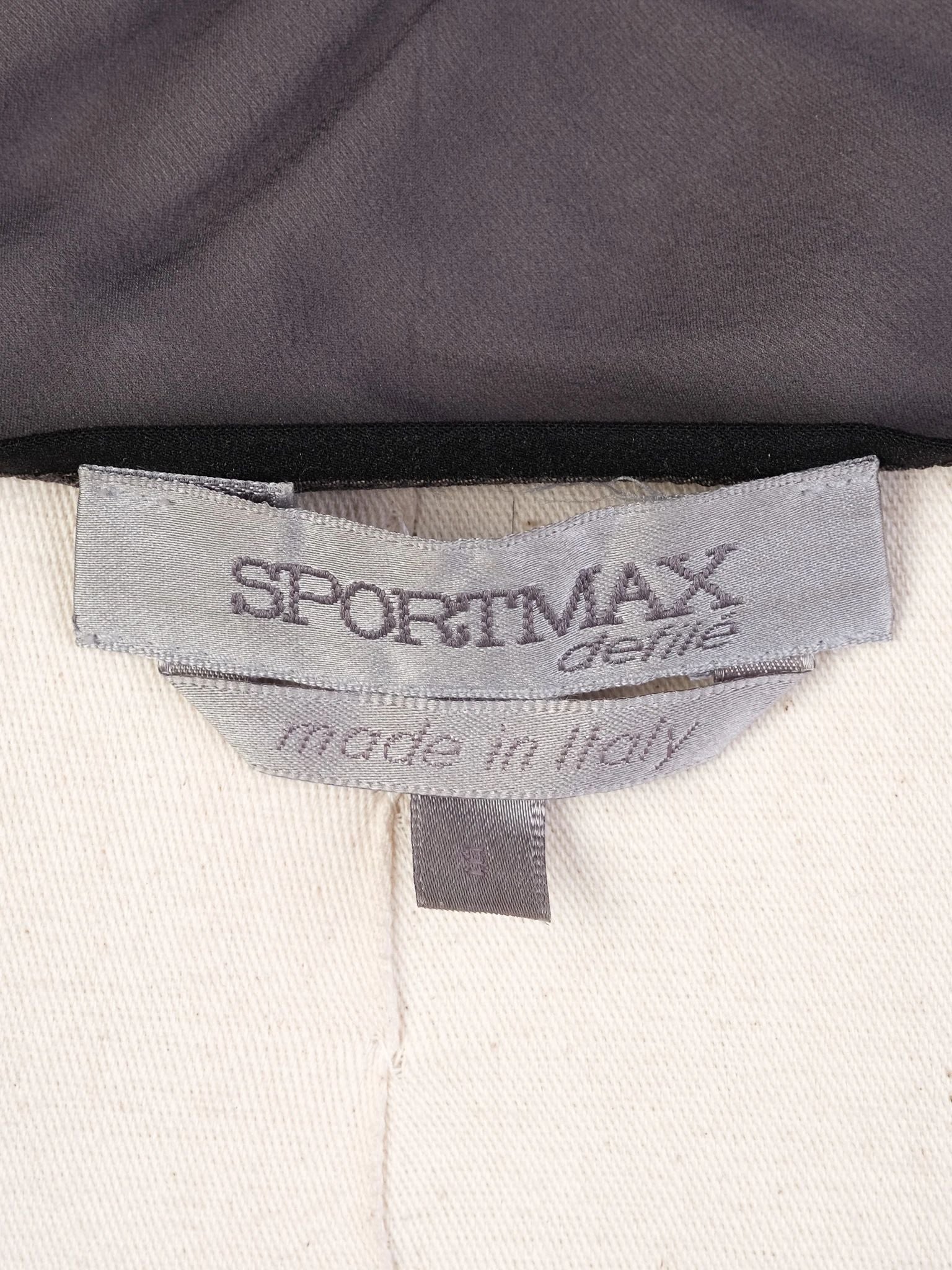 Sportmax Excellent Condition Black Sleeveless Dress Size S Viscose