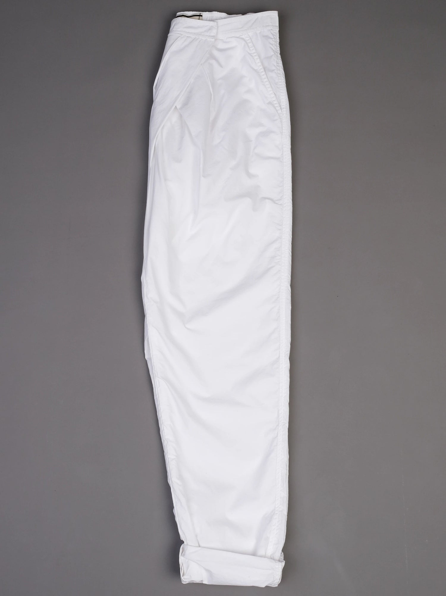 NEW By Malene Birger White Cotton Pants Size XS with Elastic Waistband