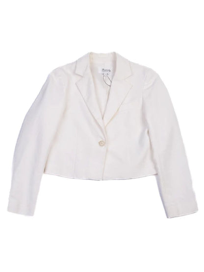 Excellent Bonpoint White Cotton Blazer Size 12 for Kids