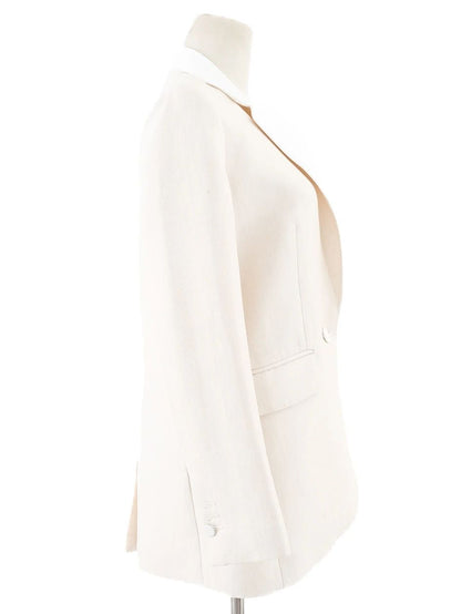 Good Sandro Blazer Yellow Lyocell Size XS Women