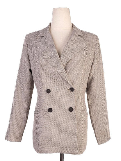 Average Love Moschino Orange Checked Two-Piece Suit Size S