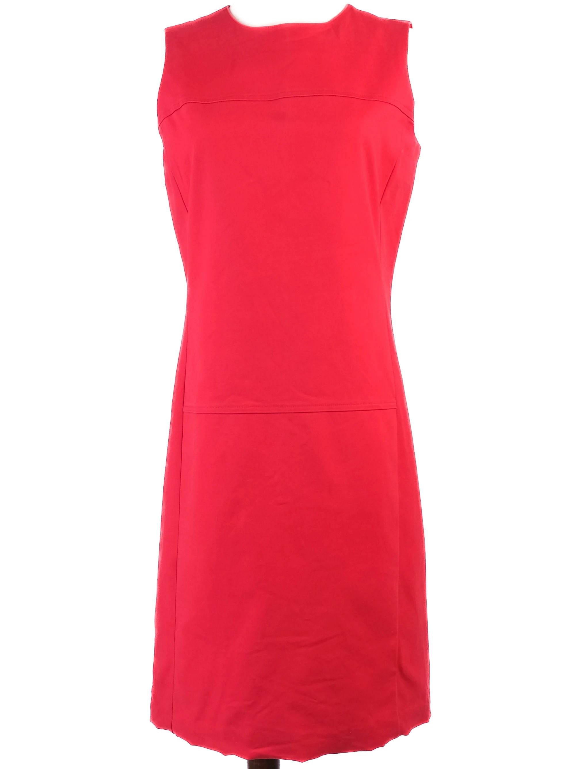 Excellent Ralph Lauren Red Sleeveless Dress Size M