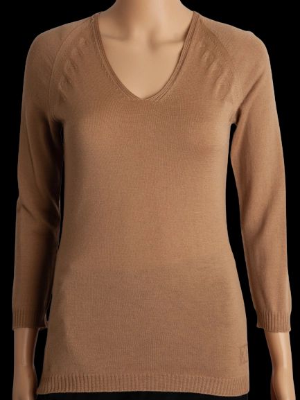 Good Escada Orange Wool Sweater Size S Women&