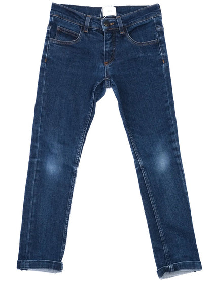Excellent Fendi Kids Blue Jeans Size 7 Classic Design