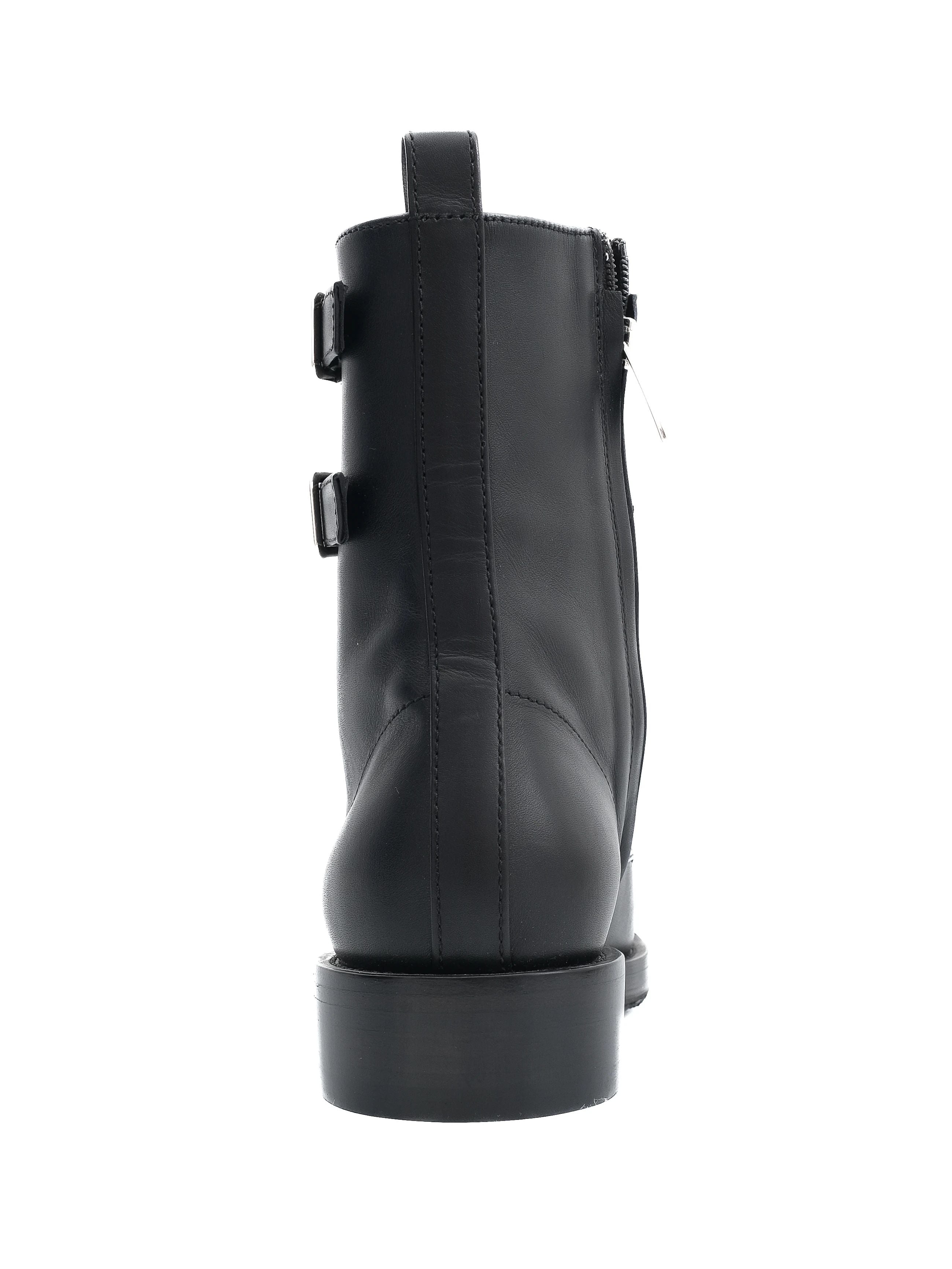 Perfect Gianvito Rossi Black Leather Lace-Up Boots Size 35