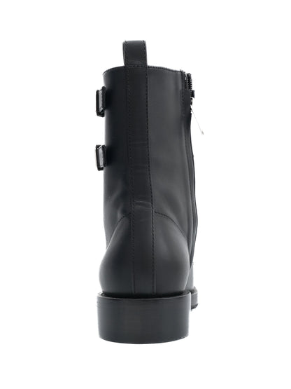 Perfect Gianvito Rossi Black Leather Lace-Up Boots Size 35