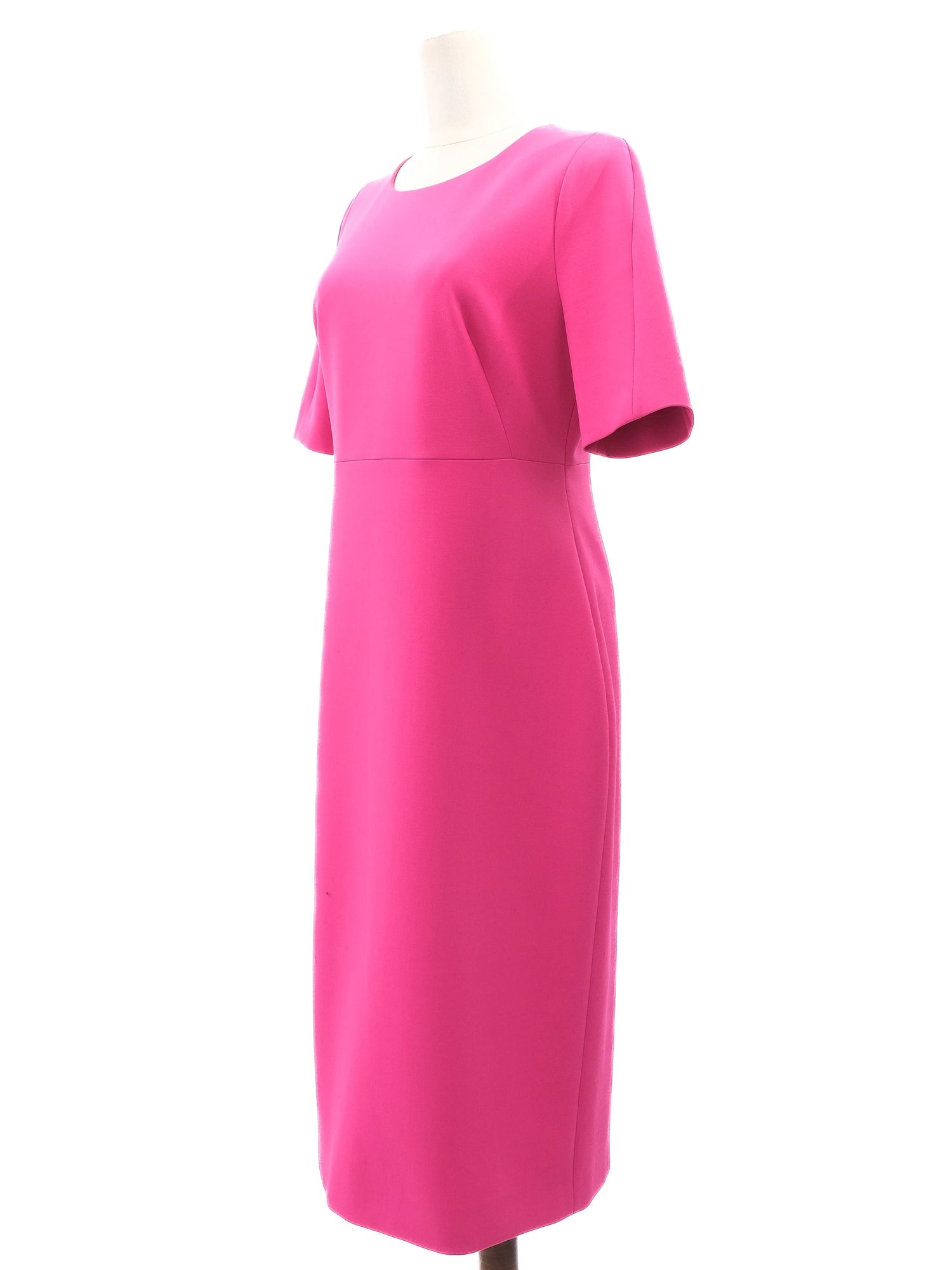 Excellent Hugo Boss Pink Viscose Dress Size L Women