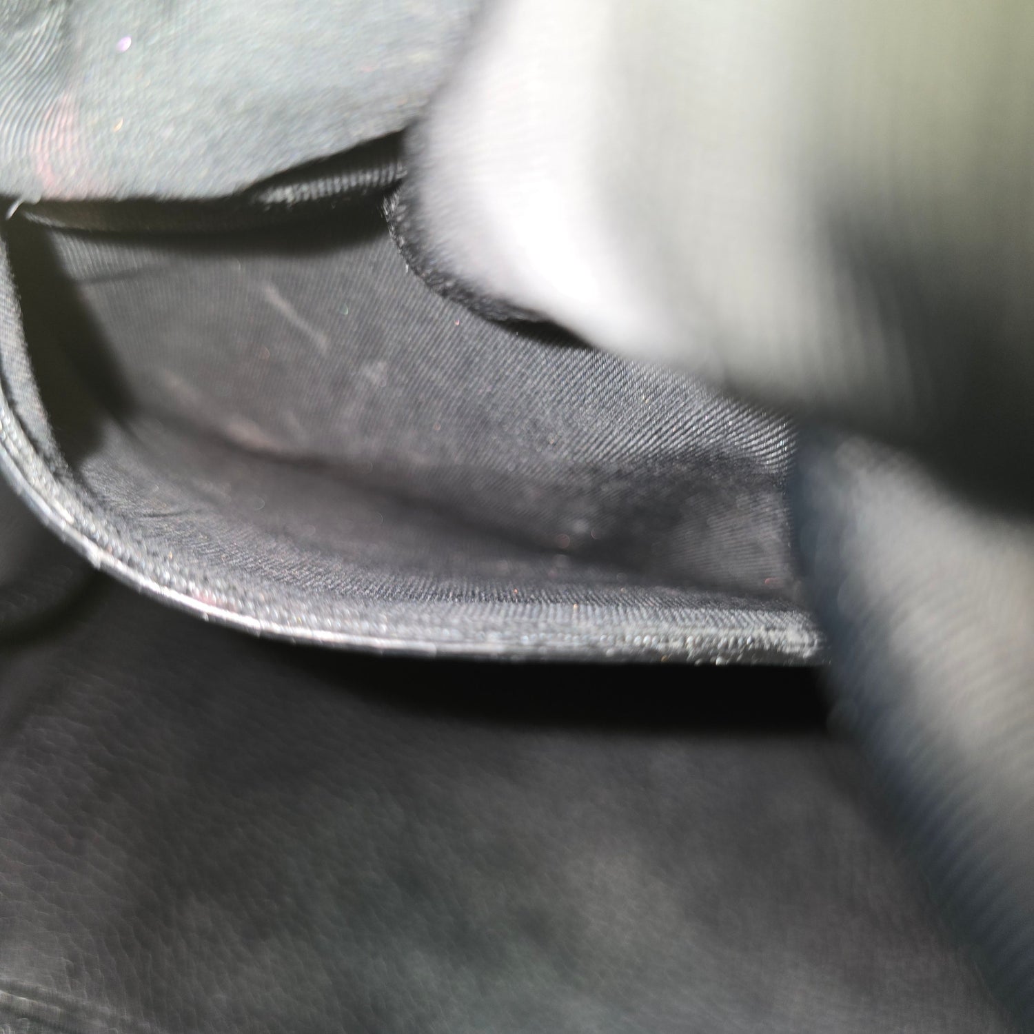 Chanel Turn-around Ligne Black Deerskin