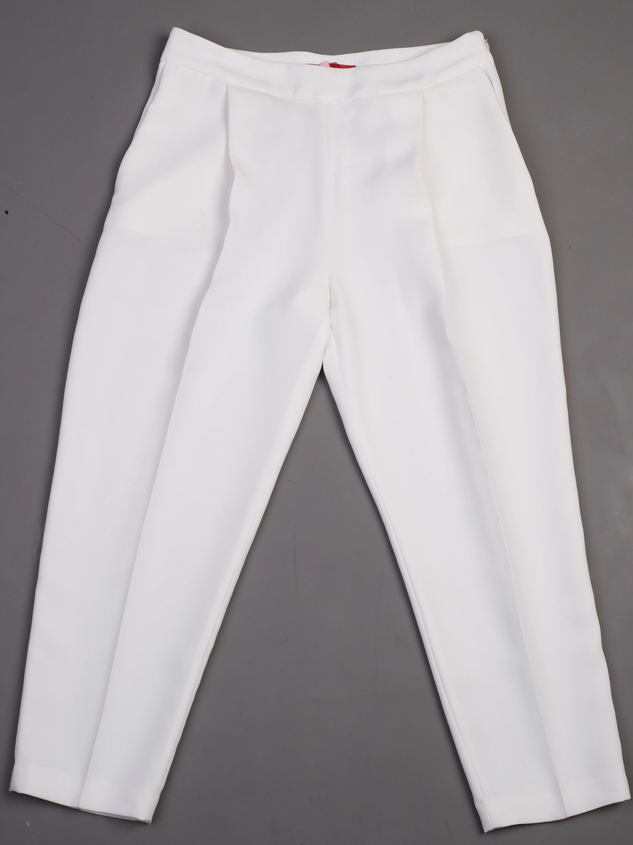 Carolina Herrera White Dress Pants Excellent Condition Size L