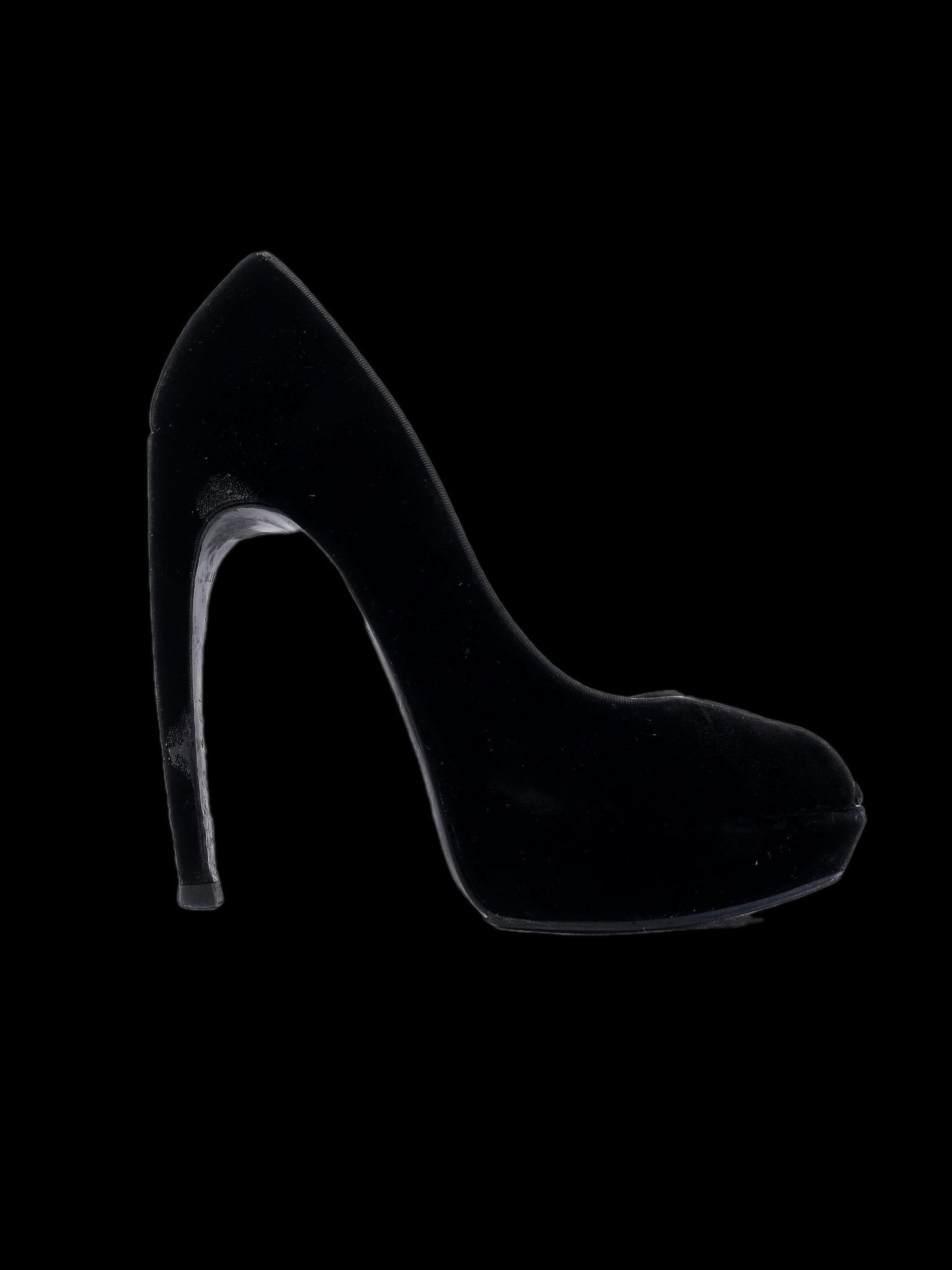 Excellent Alexander McQueen Black Leather Stiletto Pumps Size 38