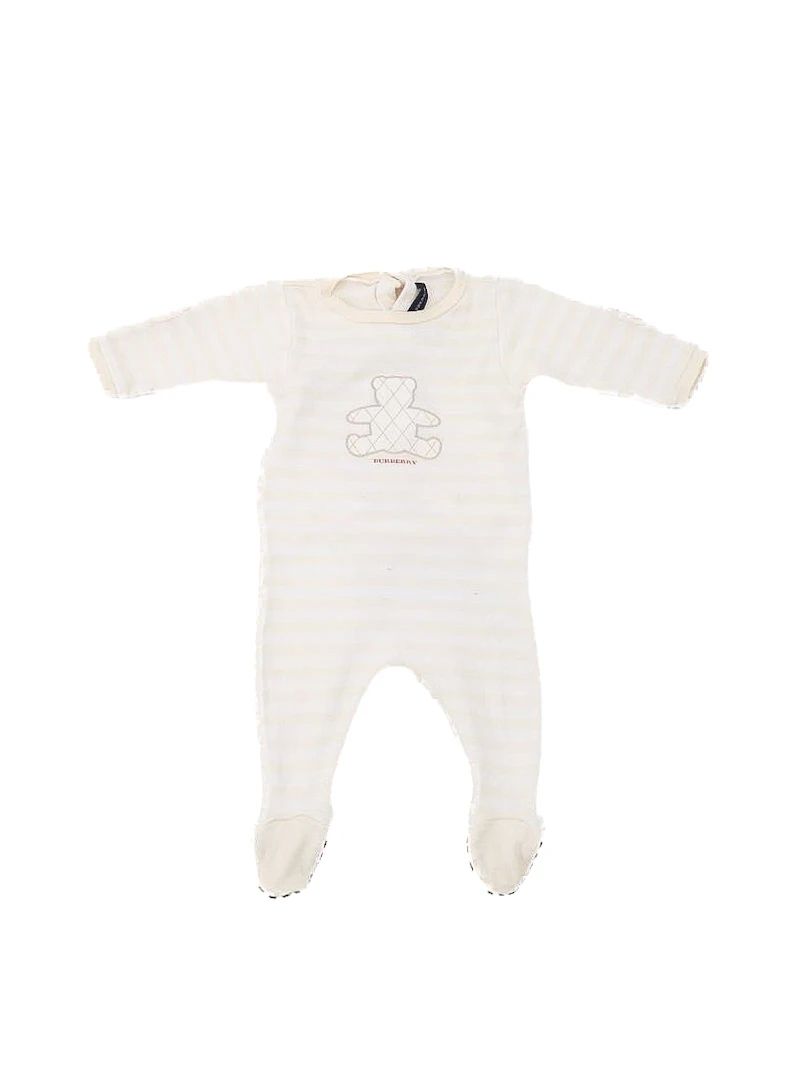 Excellent Burberry Yellow Cotton Baby Onesie Size 0-3 Months