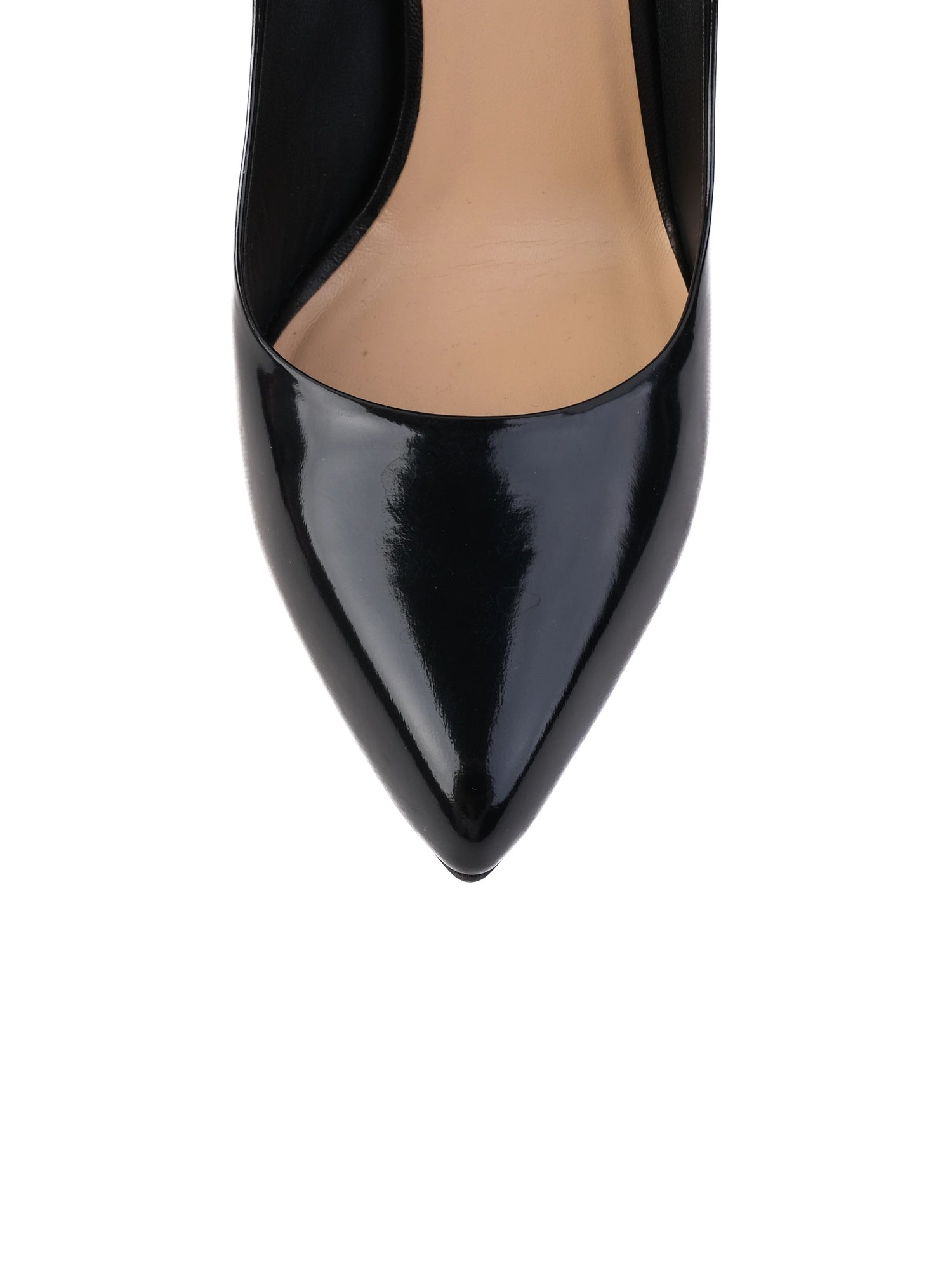 Perfect Ballin Black Leather High-Heeled Shoes Size 39 with Bow