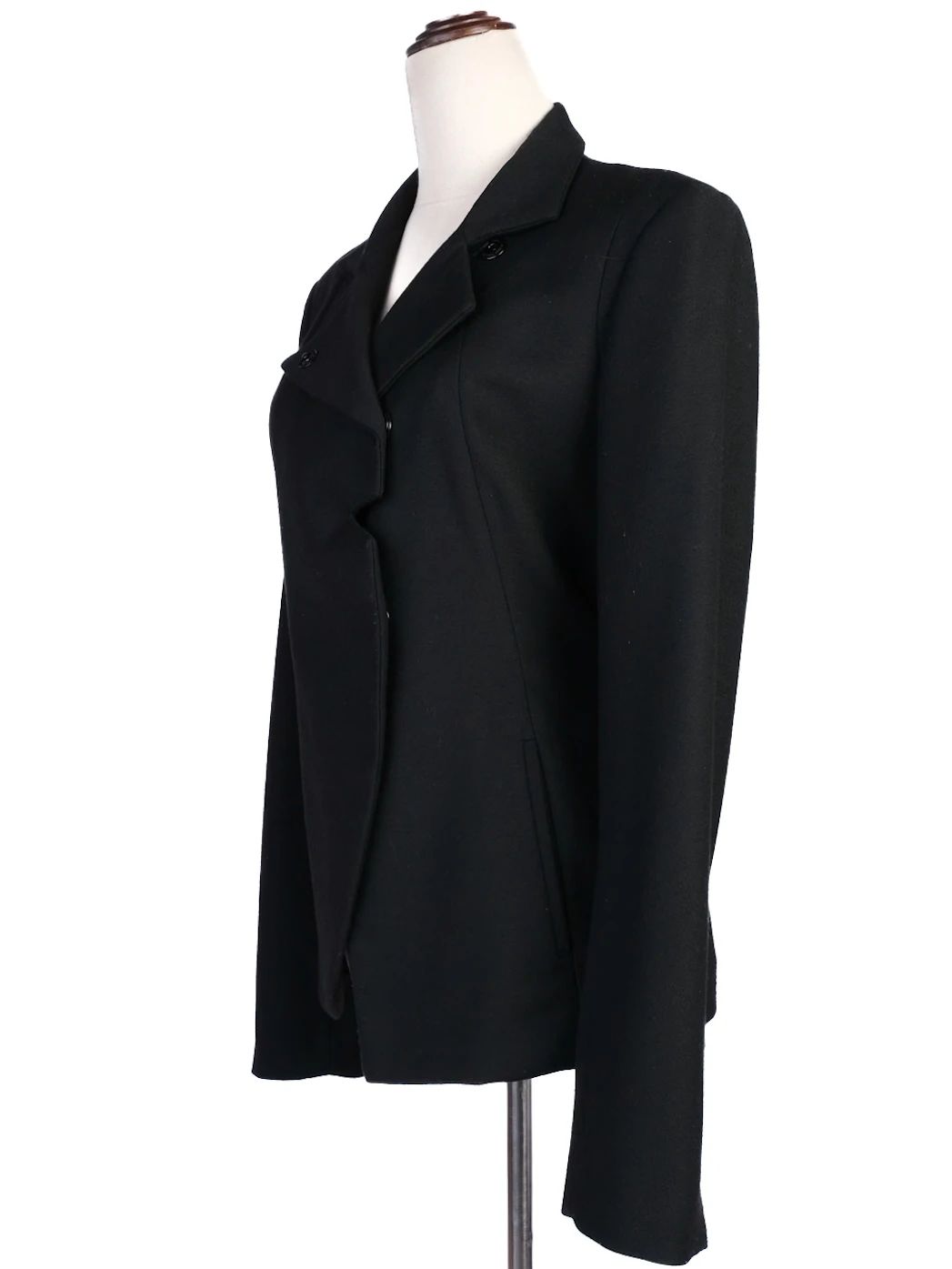 Excellent Malloni Black Viscose Blazer Jacket for Women