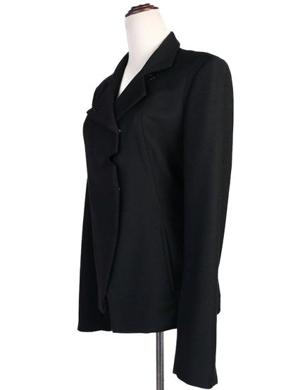 Excellent Malloni Black Viscose Blazer Jacket for Women