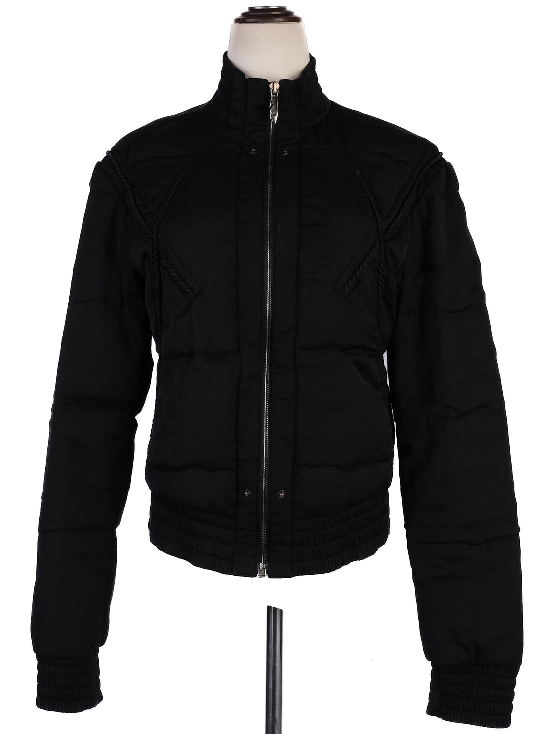 Excellent Nina Ricci Black Quilted Jacket Size S