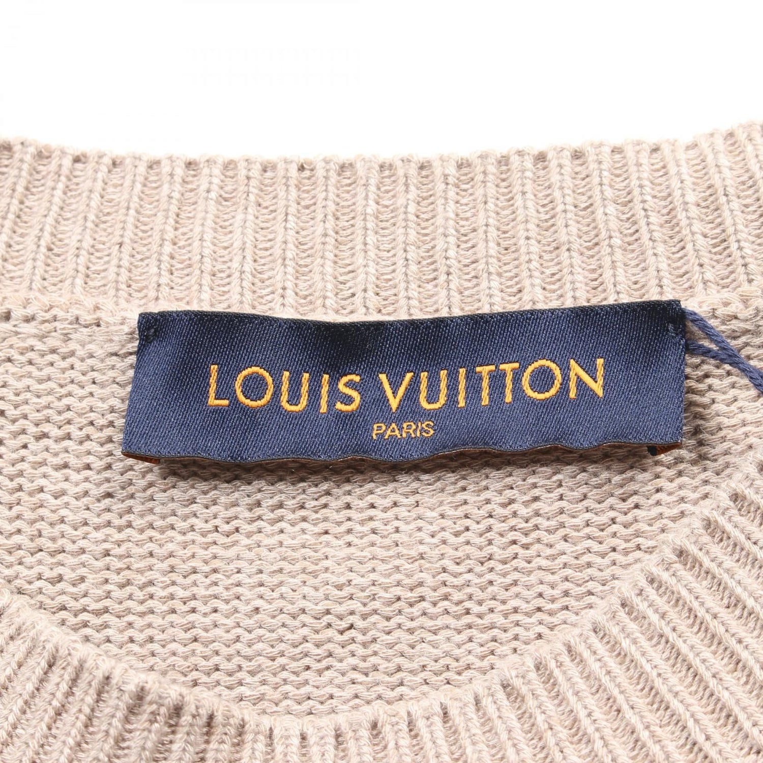 Louis Vuitton Fair Isle Patchwork Beige Multicolor Knit