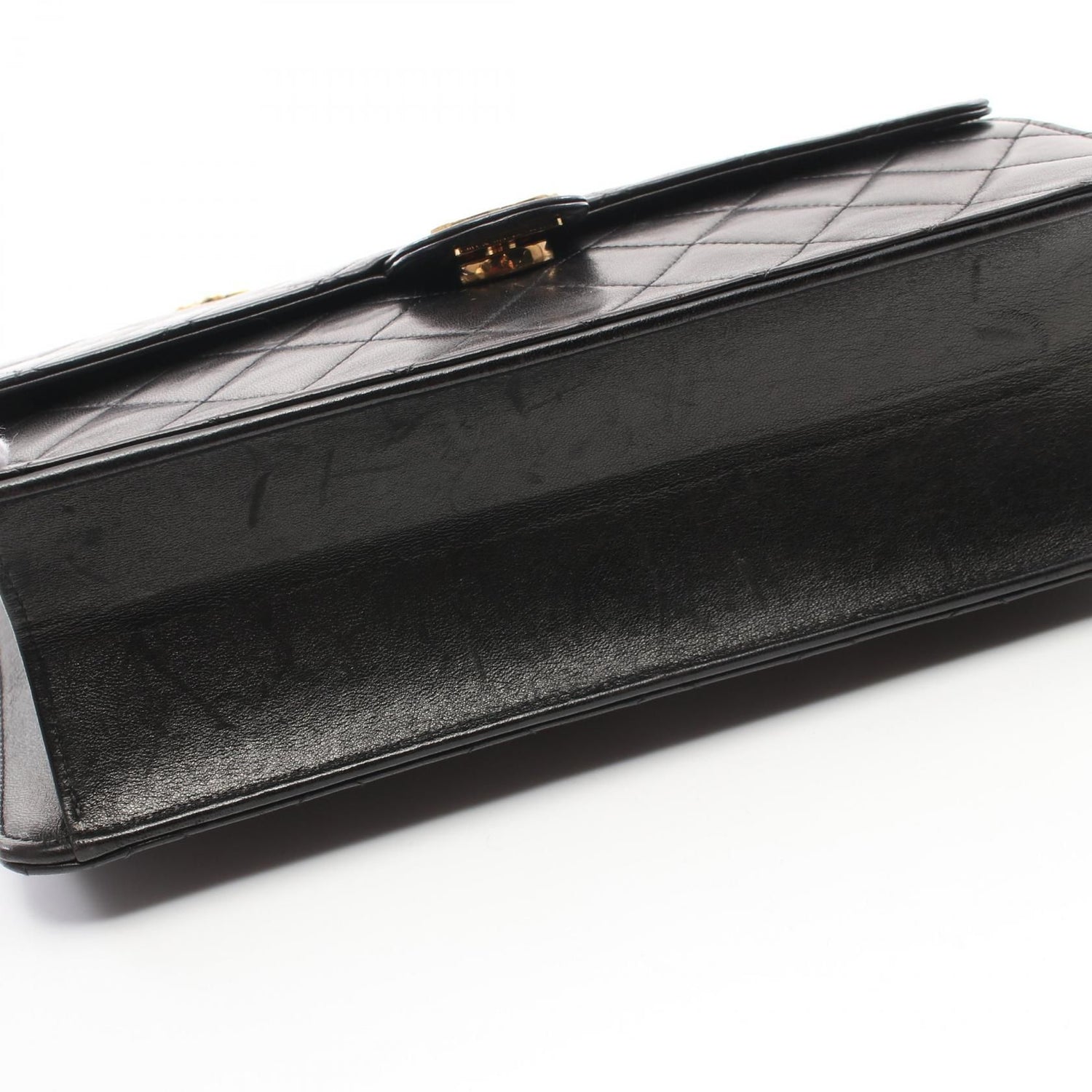 Chanel Lambskin Quilted Medium Single Flap Black